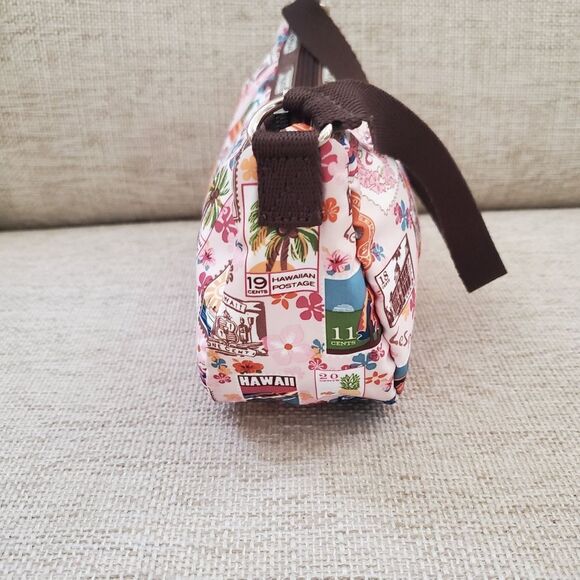 LeSportSac Hawaiian Stamps Design Hand Bag - Picture 5 of 9